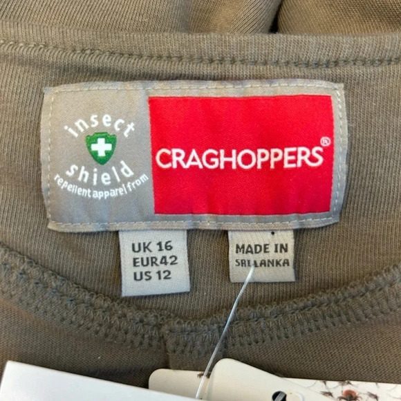 Craghoppers Nosilife Gabriela Jersey Insect Shield Repellent UPD40+ Dress NWT - Picture 7 of 13